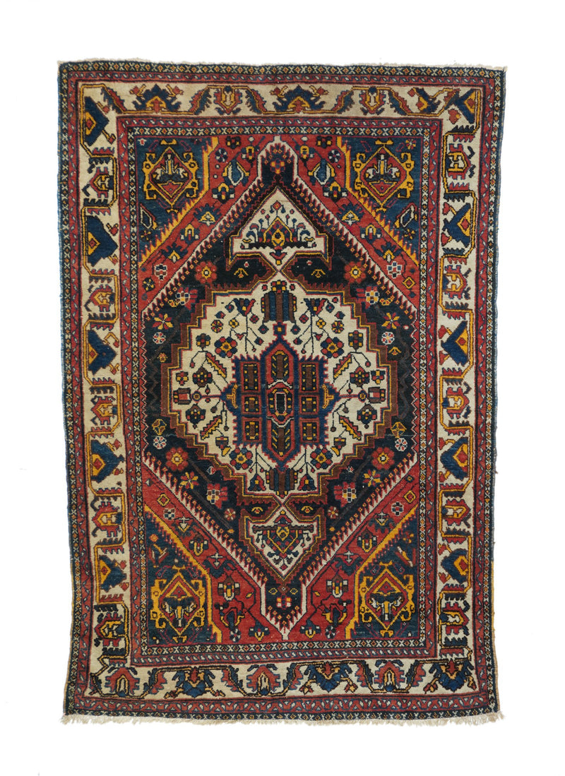 Antique Bakhtiari Rug 4'6'' x 6'9''
