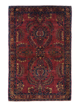 Sarouk Wool on Cotton 4'1''x6'5''