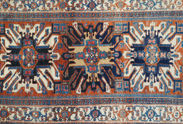 Antique Karajeh Heriz Rug 4'5'' x 7'5''