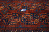 Vintage Bokhara Rug 6'7'' x 10'