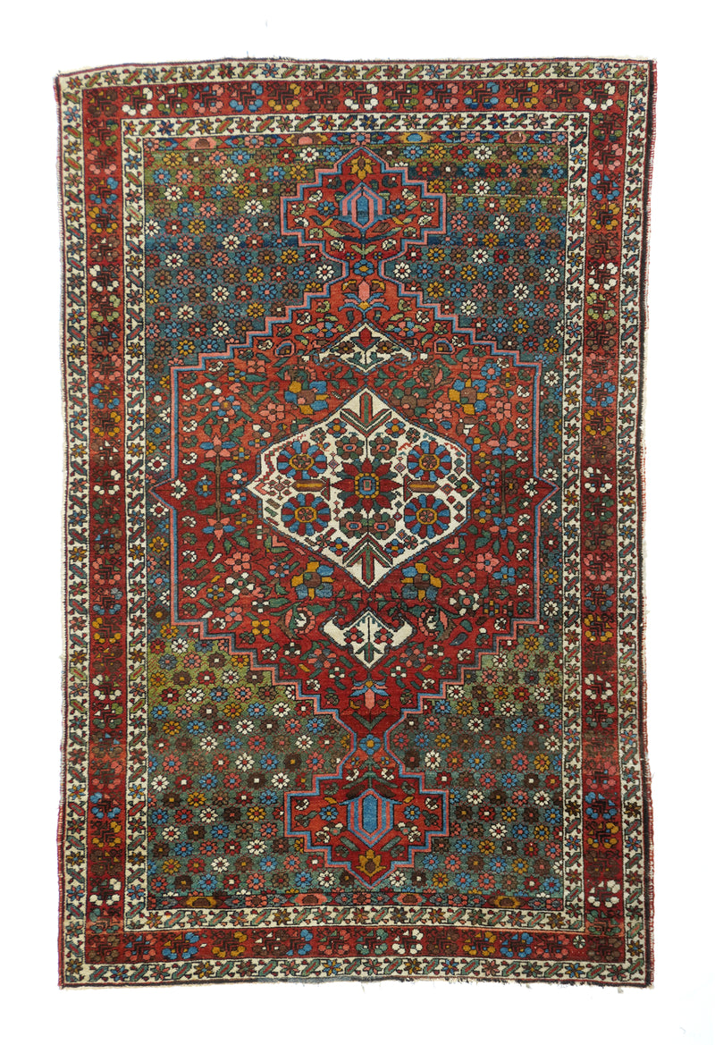 Vintage Bakhtiari Rug 4'4'' x 6'8''
