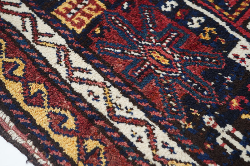 Antique Kashkai Shiraz Rug 4'8'' x 7'