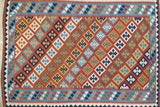 Turkish Kilim Wool on Wool 3'10'' x 5'6''