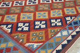 Turkish Kilim Wool on Wool 3'10'' x 5'6''