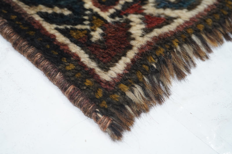 Antique Shiraz Rug 2'2'' x 2'5''