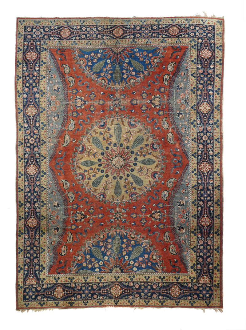 Tabriz Wool on Cotton 7'4''x10'6''