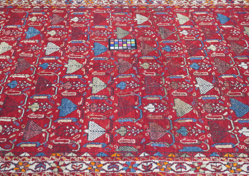 Antique Afshar Rug 5' x 6'5''