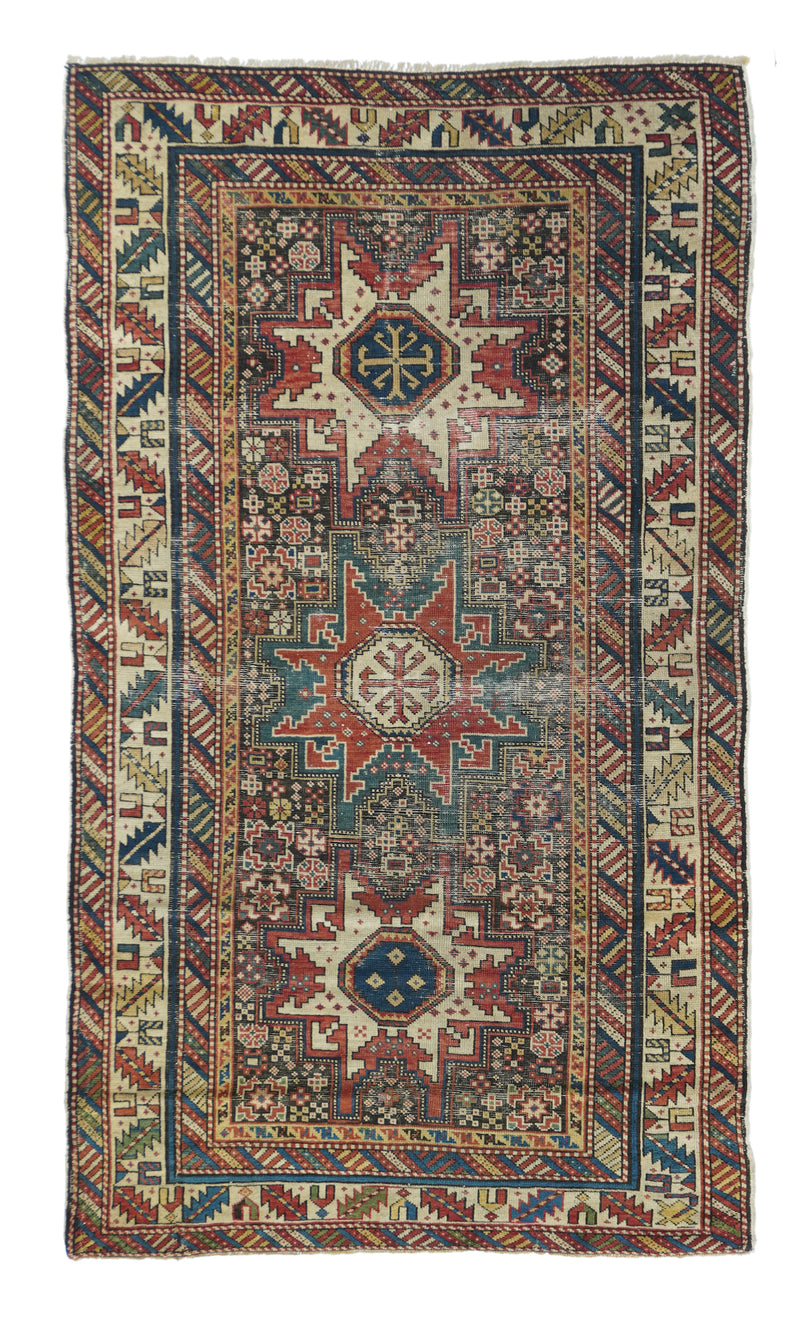 Antique Shirvan Rug 3'3'' x 5'9''