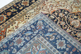 Antique Mohtasham Kashan Rug 4'5'' x 6'9''