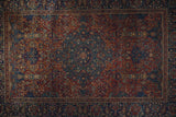 Antique Kashan Rug 4'2'' x 6'7''