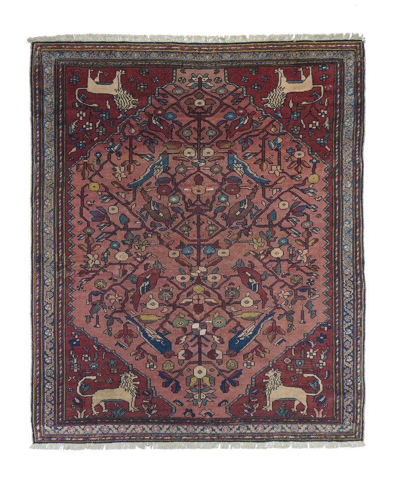 Antique Malayer Rug 5'4'' x 6'4''
