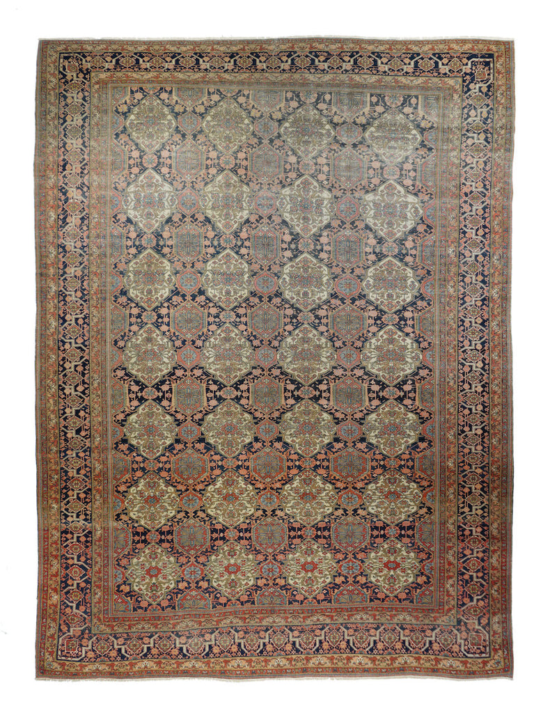 Even Low Pile Kashan Rug