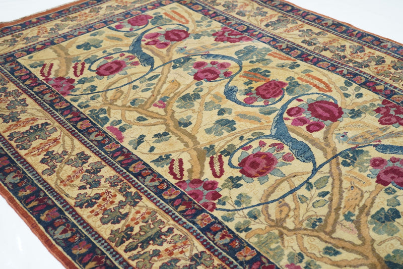 Antique Kerman Rug 4' x 5'9''