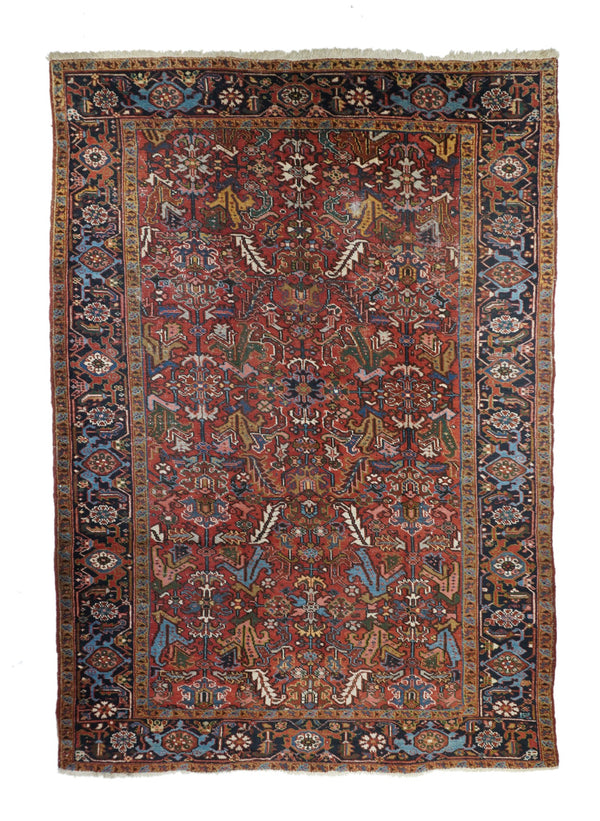 Persian Heriz Wool on Cotton 7'4''x10'8''