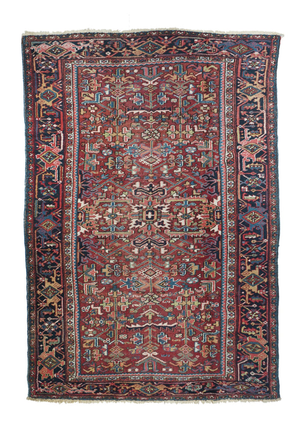 Persian Heriz Wool on Cotton 7'3''x10'9''