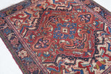 Vintage Heriz Rug 3'9'' x 4'5''