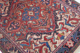 Vintage Heriz Rug 3'9'' x 4'5''