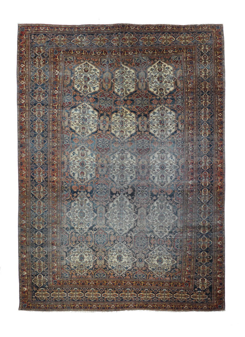 Persia Mohtasham Kashan Wool on Cotton 7'5''x10'1''