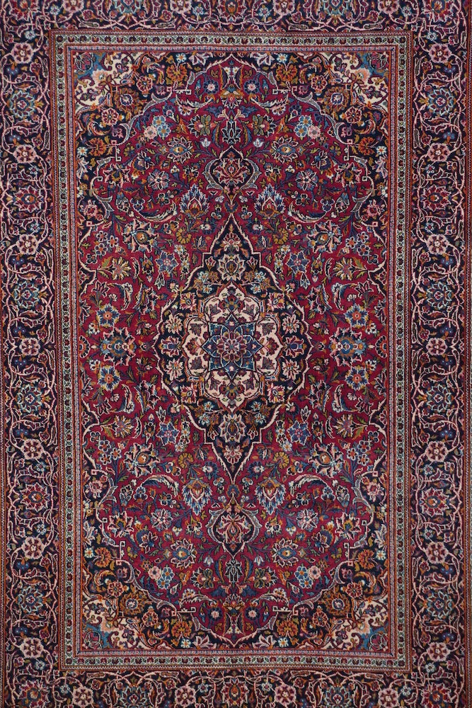 Semi Antique Kashan Rug