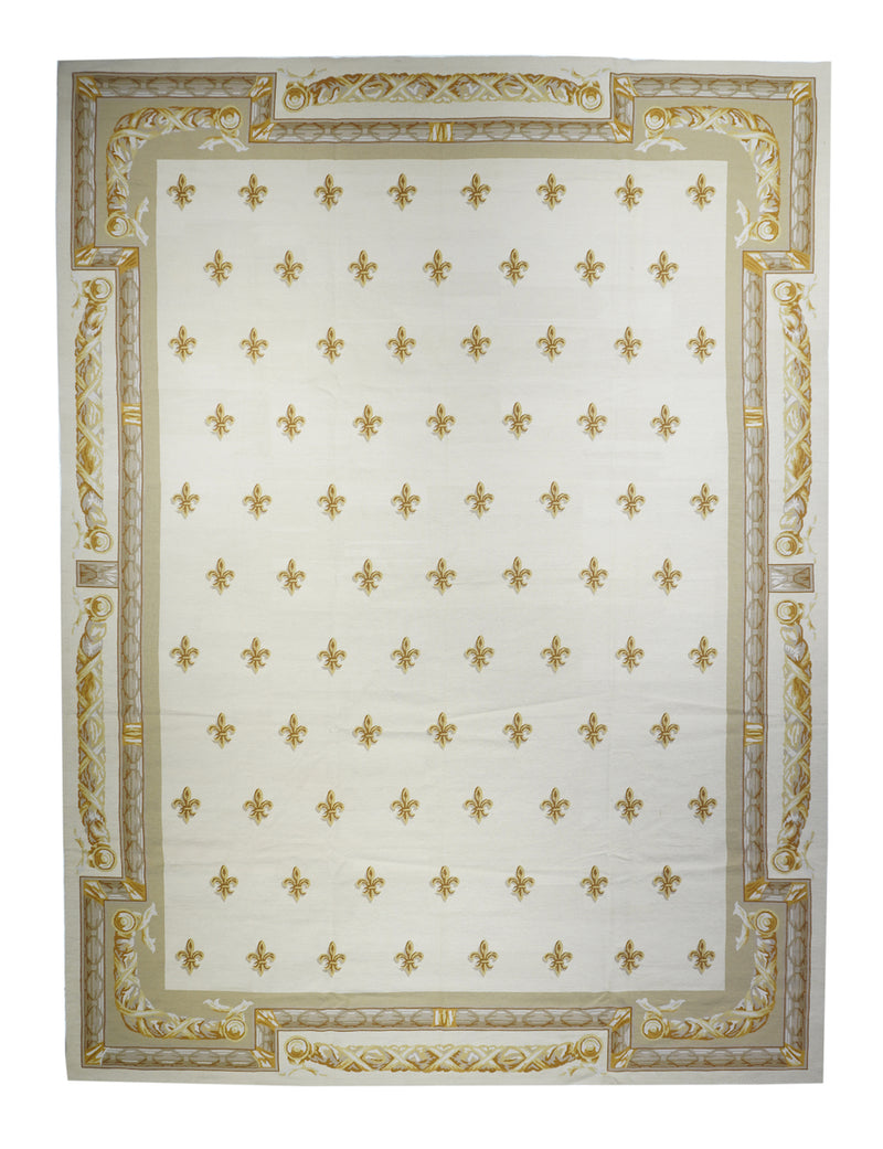 Wool On Cotton Rug 9'11'' x 13'9''