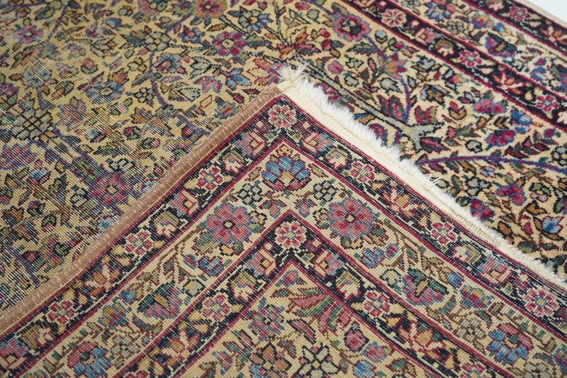 Antique Kerman Lavar Rug 3'2'' x 5'2''