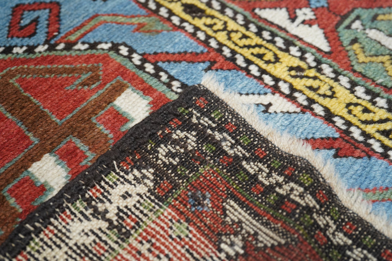 Antique Kazak Rug 3'6'' x 9'10''