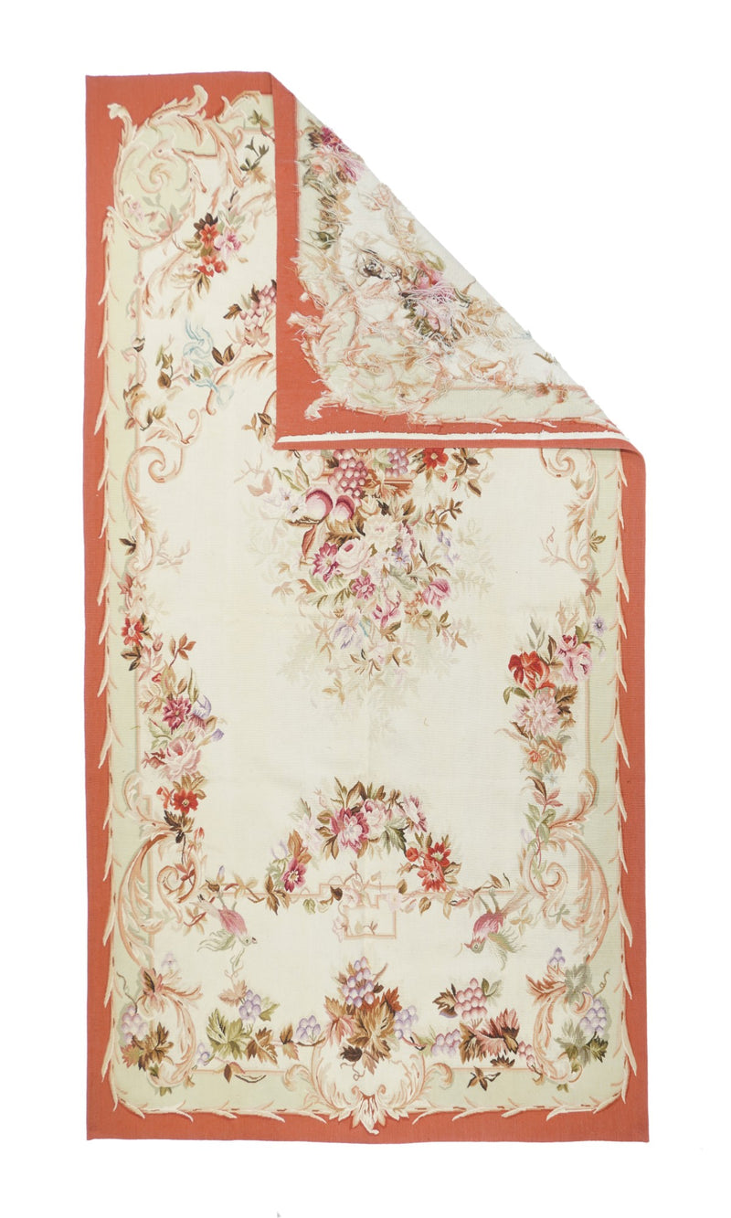 Aubusson Rug 4'4'' x 8'3''