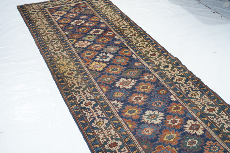 Antique Kuba Rug 3'4'' x 11'10''