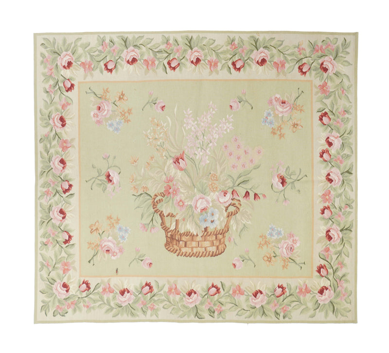 Aubusson Rug 4'6'' x 4'11''