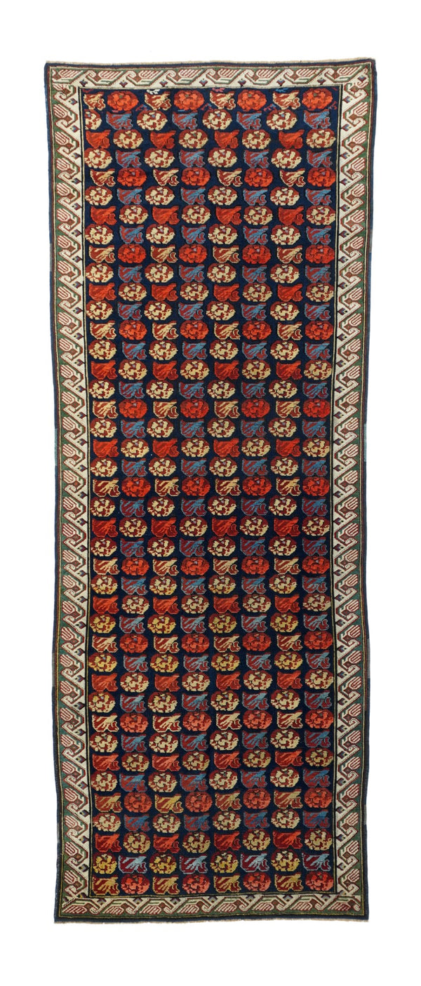 Caucasian Zehour Wool on wool 3'7''x9'11''