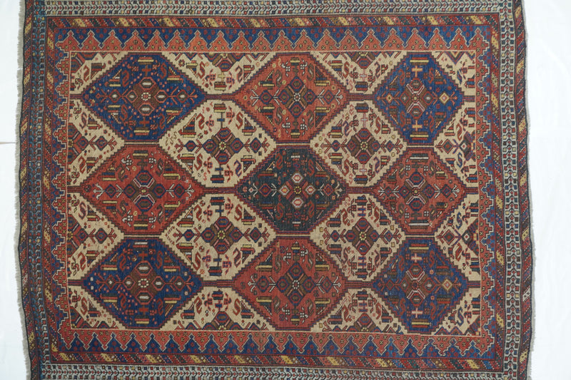 Antique Afshar Rug 5'3'' x 6'4''