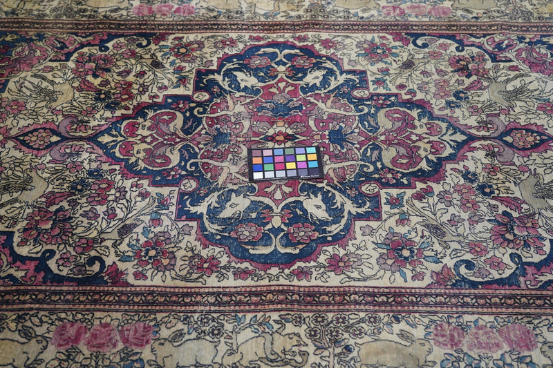 Antique Isfahan Rug 4'4'' x 6'9''