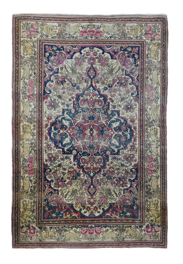 Good Condition Isfahan Rug