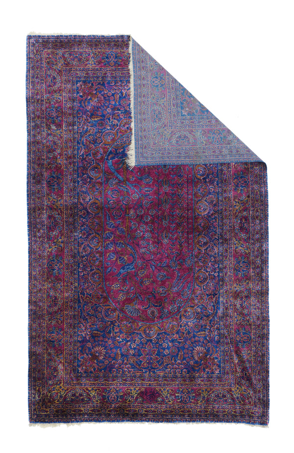 Antique Kashan Rug 4'2'' x 7'0''