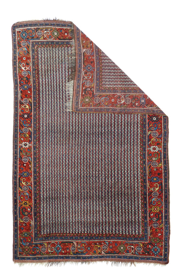 Antique Afshar Rug 4' x 6'3''