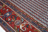 Antique Afshar Rug 4' x 6'3''