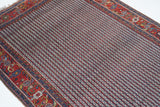 Antique Afshar Rug 4' x 6'3''