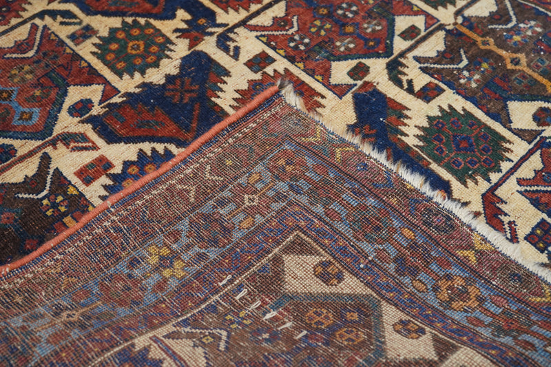 Antique Afshar Rug 3'5'' x 3'7''