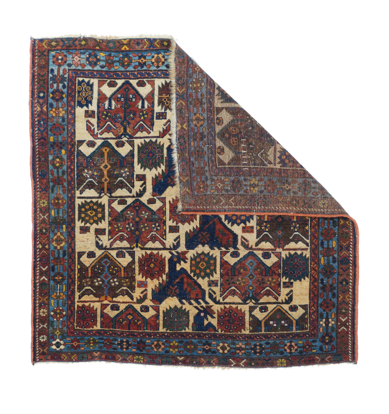 Antique Afshar Rug 3'5'' x 3'7''