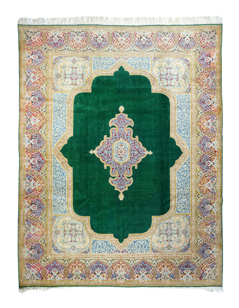 Vintage Tabriz Rug 9'1'' x 12'3''