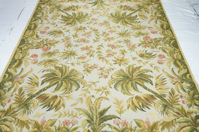 Needle Point Rug 5'11'' x 9'