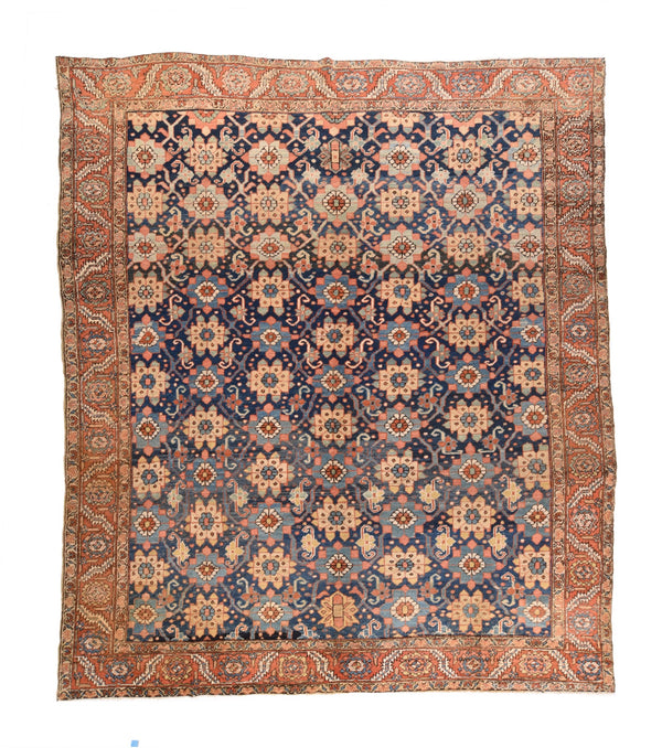 Iran Heriz Wool on Cotton 9'10''x11'4''