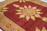 Turkish Oushak Wool on wool 8' x 10'