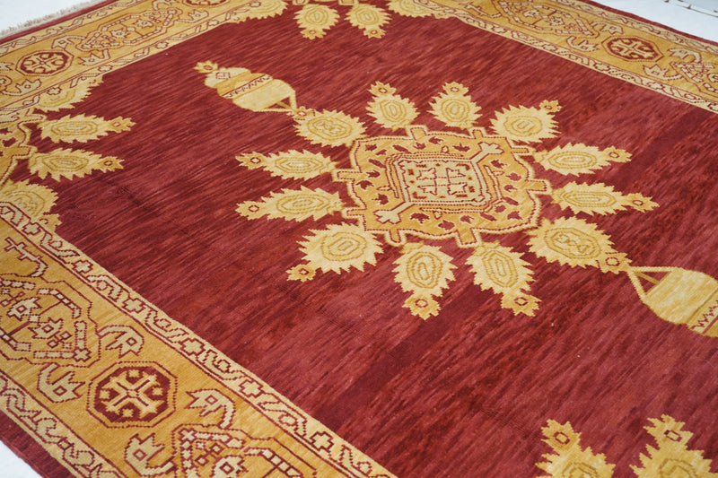 Turkish Oushak Wool on wool 8' x 10'