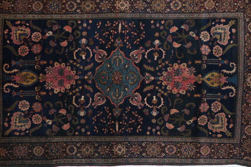 Antique Sarouk 4' x 6'8''