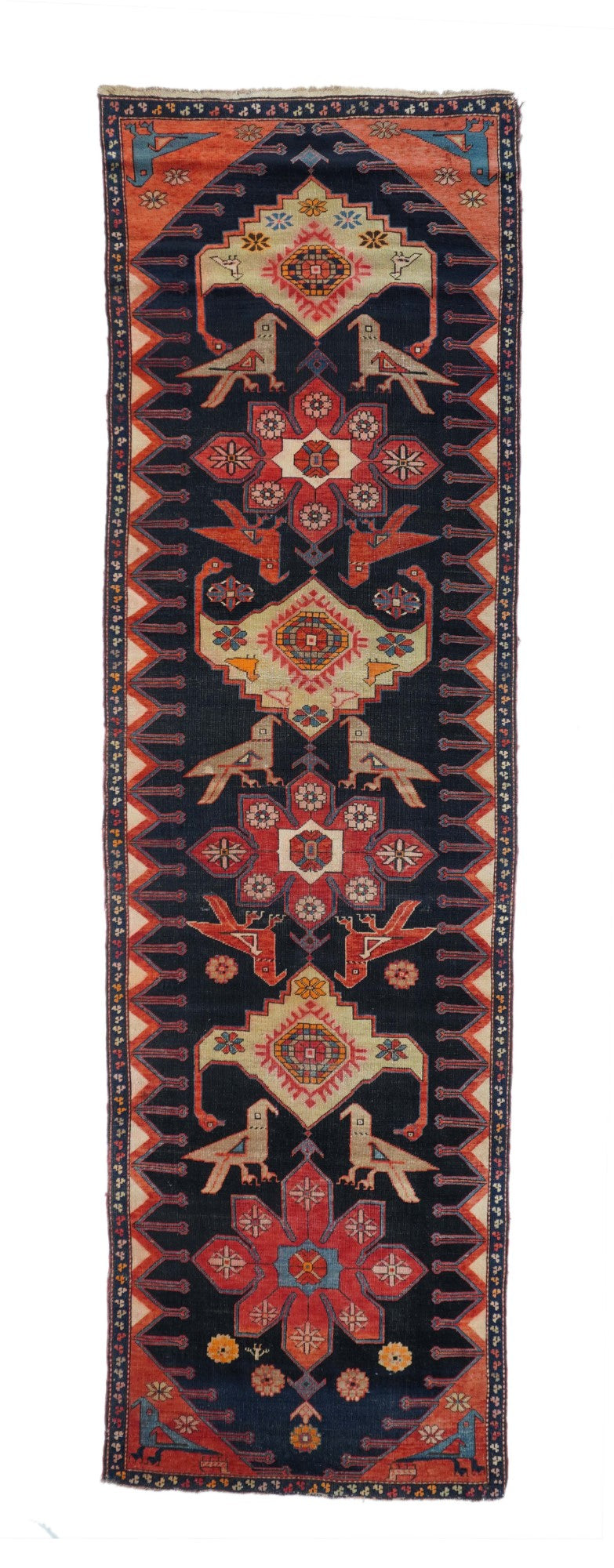 Antique Karabagh Rug 3'2'' x 12'2''