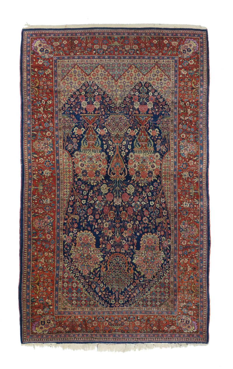 Persian Rug Wool on Cotton 4'3'' x 7'
