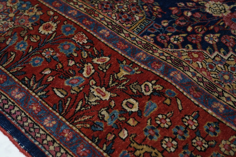 Persian Rug Wool on Cotton 4'3'' x 7'
