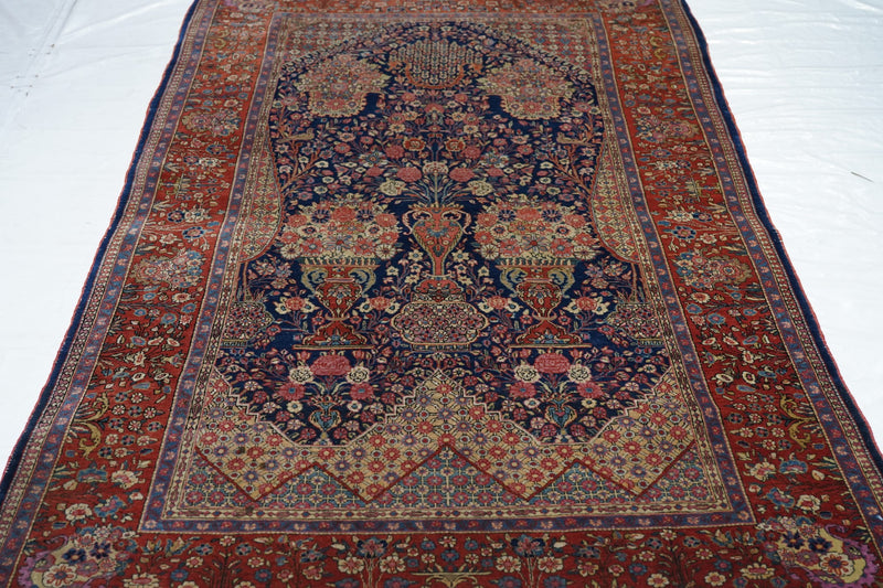 Persian Rug Wool on Cotton 4'3'' x 7'