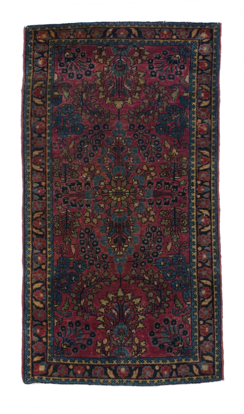 Persia Sarouk Wool on Cotton 2'2''x4'1''